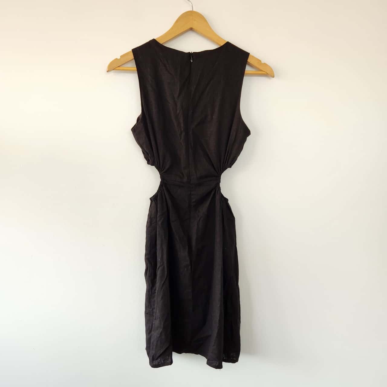 linen dress shop Sancia Linen Corset Midi Dress main image 1