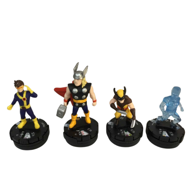 4 x Action Figures Approx 4 x 7.5cm
