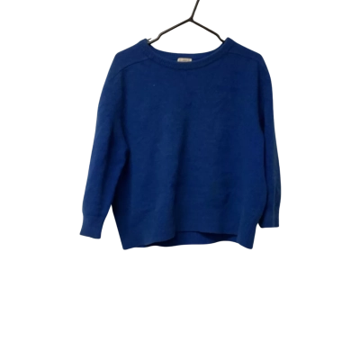 Womens Gorman Size 14 Blue cropped Jumper 
