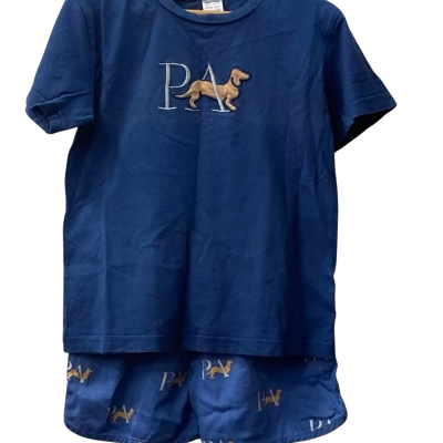 Peter Alexander Kids  sausage dog Size 8 Pyjamas in bag. Blue 