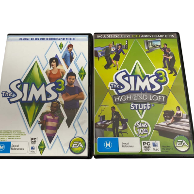 2 Sims 3 Games for PC/Mac