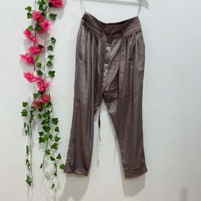 Rouge Womens Pants Size 10 Silver 
