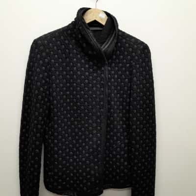 Beaten Heymann street couture jacket Size 8 Black  