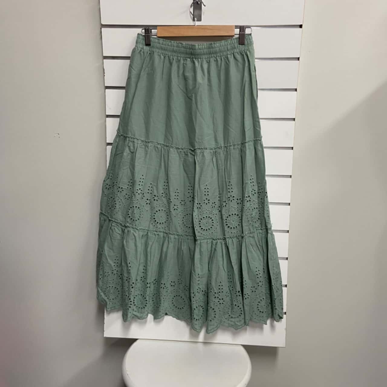 Just Jeans Womens Size S Maxi Green skirt(s)
