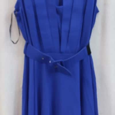 City Chic Womens  Size XS Sleeveless Dress  Blue 