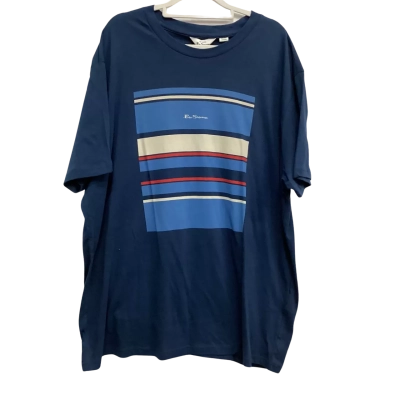 NEW - Ben Sherman Mens  Size XXL Short Sleeve T-shirt Blue 