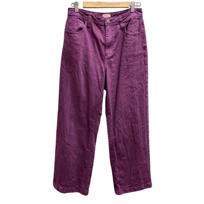 Gorman Womens  Size 12 Wide Leg Jeans Purple 