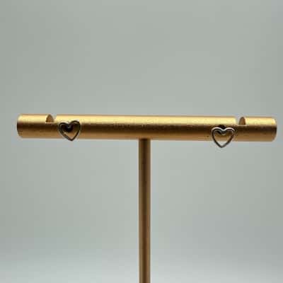 STE LG AG925 Heart Earrings