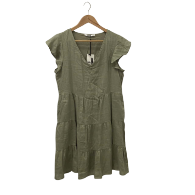 Sass Womens  Size 8 Casual Dress Khaki 