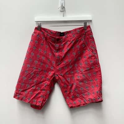 Scotch & Soda Mens  Size W 36 Pattern / Red 