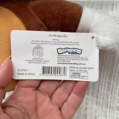 SUPER MARIO - TOAD - Plush toy *NEW WITH TAGS
