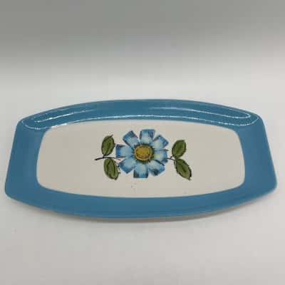 Vintage 'Superior Ironstone China' Handpainted Tray [B#16] 