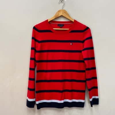 Tommy Hilfiger Mens  Size S Knitted Pullover Striped 