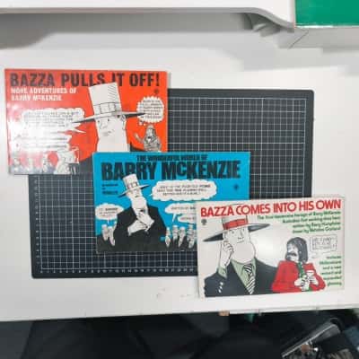 Vintage Barry McKenzie Book Trio 
