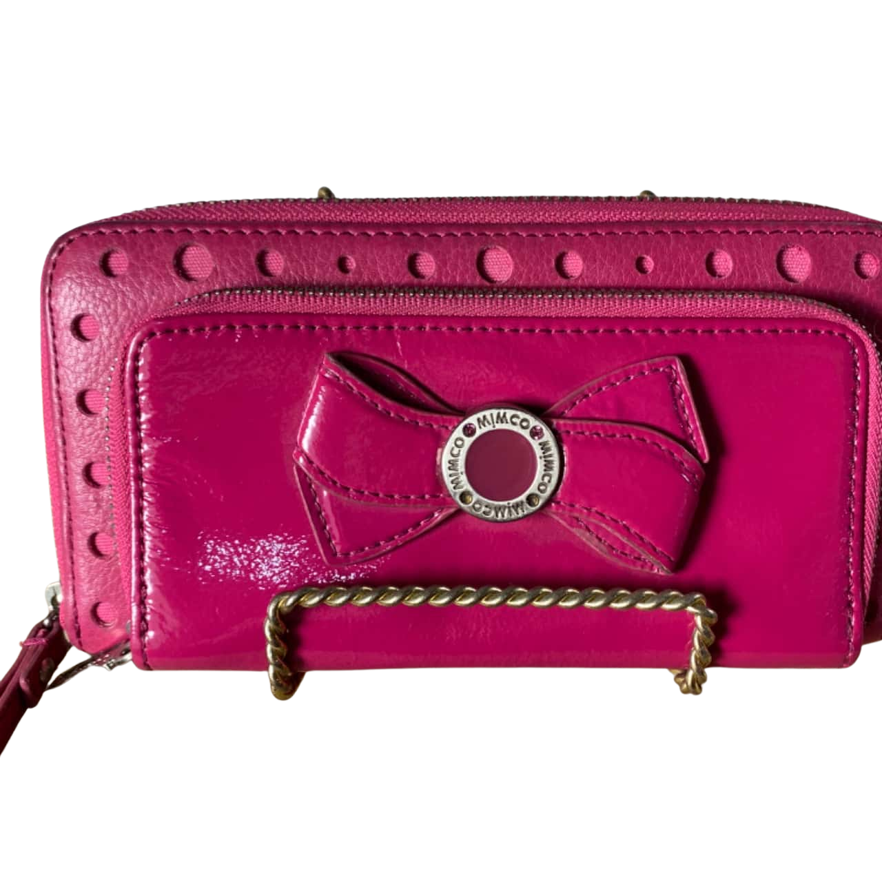 Mimco Womens Leather Purse Pink (s)