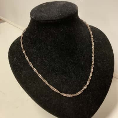 Sterling silver Womens Necklace 