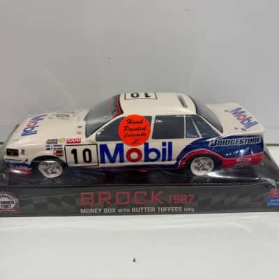 Brock 1987 Ceramic Car Money Box with Out of date toffess
