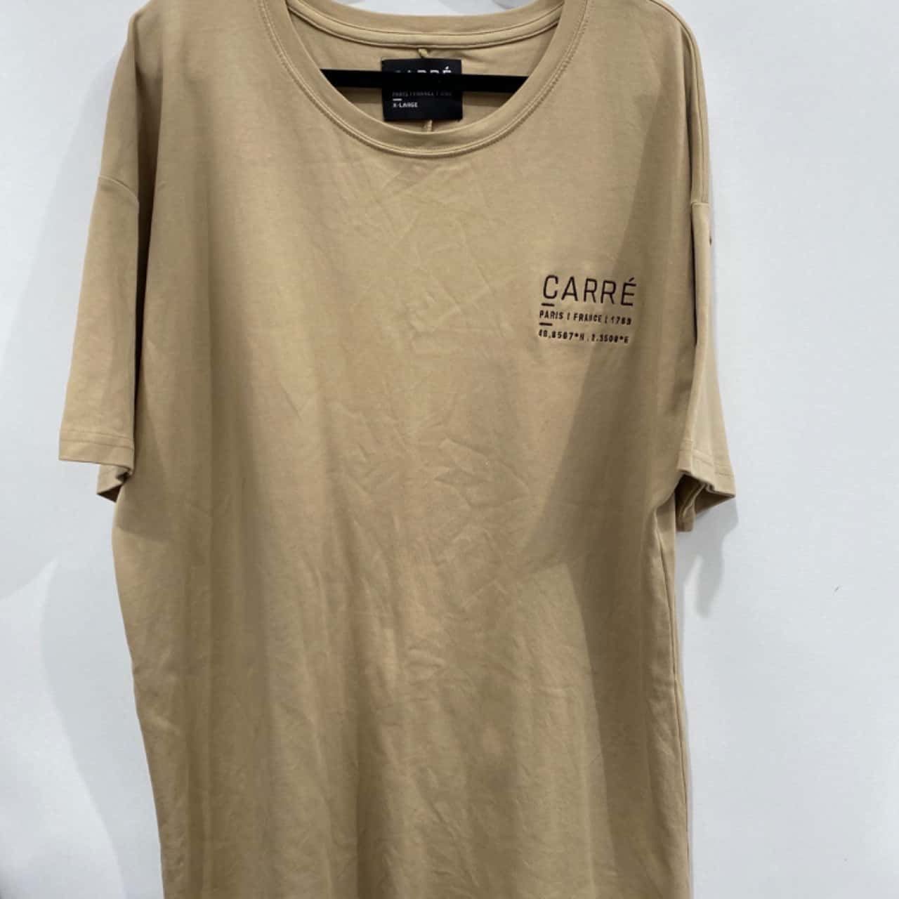 Men’s ‘CARRÉ’ Khaki T-Shirt(s)