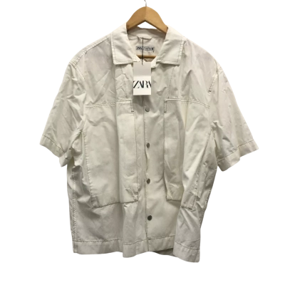 Zara Womens  Size L Light Jacket White BNWT