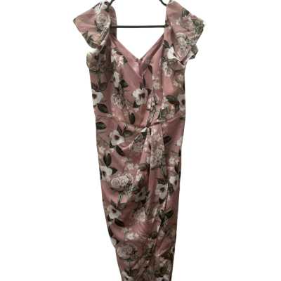 Women’s Forever New  Size 10 Short Sleeve Dress  Floral / Pink  