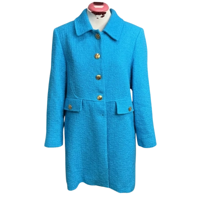 Zara Womens  Size L Blazer Teal 