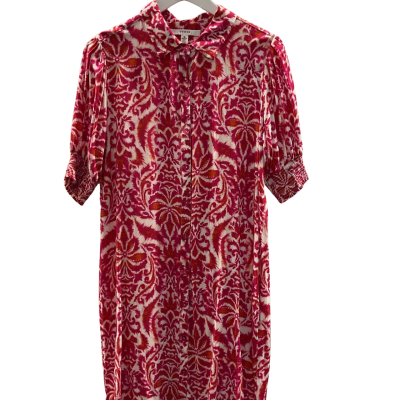 Verge Womens  Size M Midi Dress Pattern / Pink  / Red 