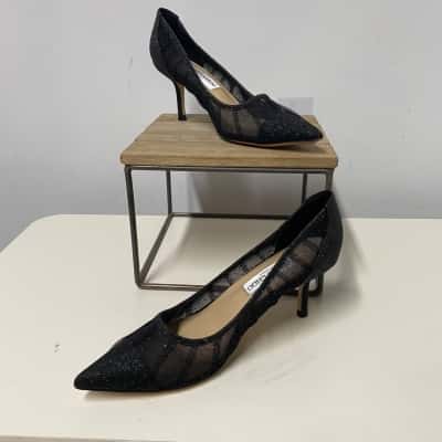 Jimmy Choo Love Pumps Size 37 Black  