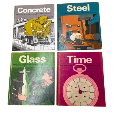 Heinz Kurth hard cover books X7