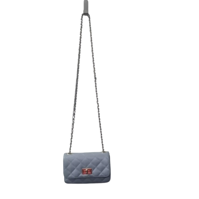 Borse in Pelle Women's Cross Body Bag in Pale Blue 