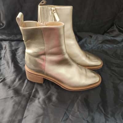 Eos Womens  Size 39 Brown / Champagne Mid Boots 