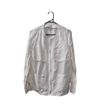 Trenery Women's Size 12 Zip Jacket Off White 