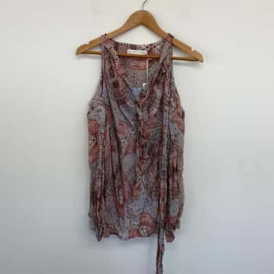 Ministry of Style Sundown Print Top  Size 10 