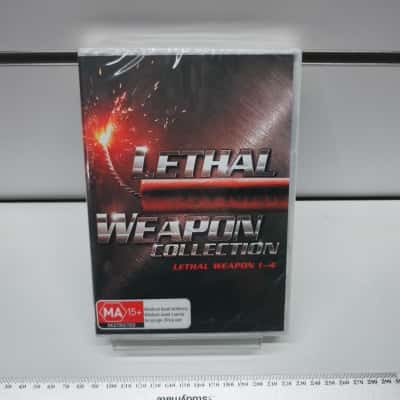 Lethal Weapon Collection DVD Box Set (Movies 1-4) Sealed As New 