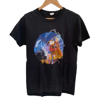 Gildan  Rick and Morty Size S T-Shirt Black  