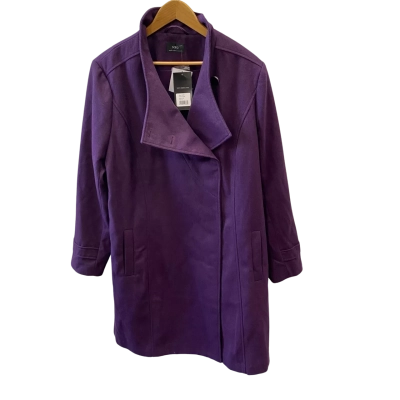 Sara Womens  Size 22 Winter Coat Purple 