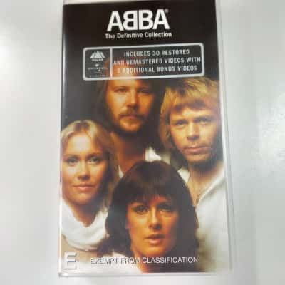 ABBA THE DEFINITIVE COLLECTION VHS 