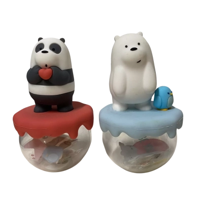 We Bare Bears Storage Jar Blind Box x2 figure 