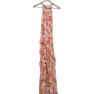 Forever New Birdie Halter Neck Ruffle Maxi Dress Size 18 BNWT RRP$199