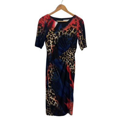 Anthea Crawford Womens  Size 8 Midi Dress Multicoloured 