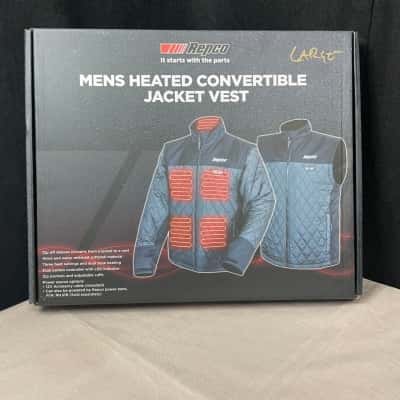 Repco Mens Heated Convertible Jacket Vest  - Large