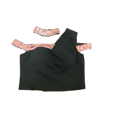 Women's off the shoulder crop, Size L