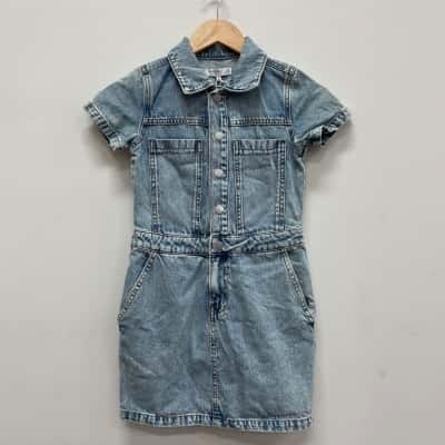 Decjuba Girls Denim Dress Size S 