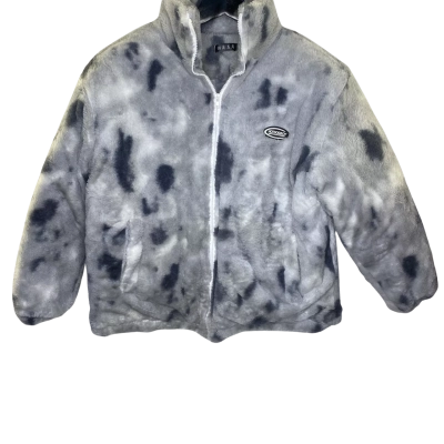 Hotdogboy Mens  Size S Front Zipper Off White / Pattern 