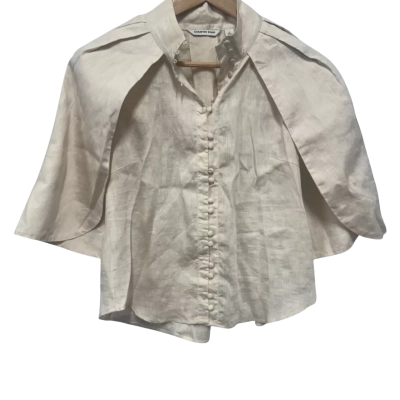 Country Road Womens  Size 10 Blouse Beige / Cream 