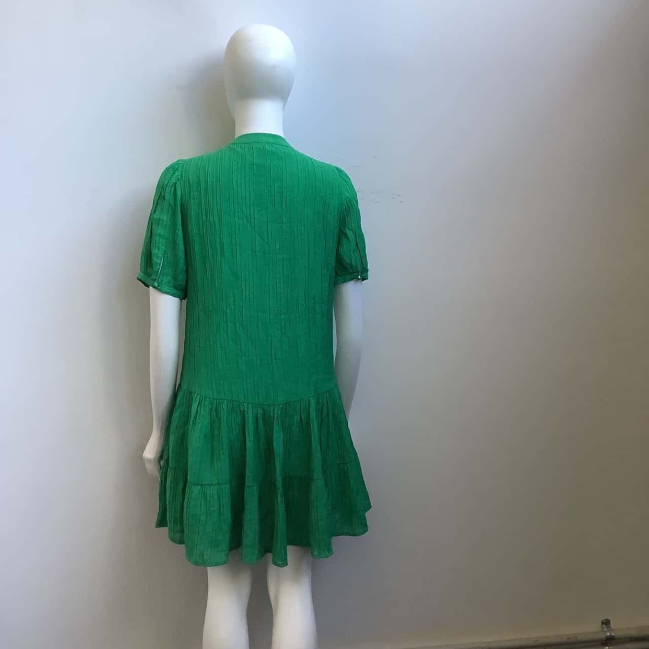 French Connection Womens Size 12 Crepe Mini Dress Green(s)