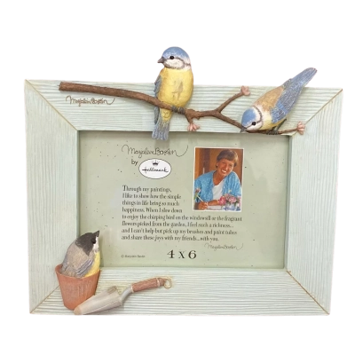 Marjolein Bastin by Hallmark Blue Tit Birds 4x6 Photo Frame