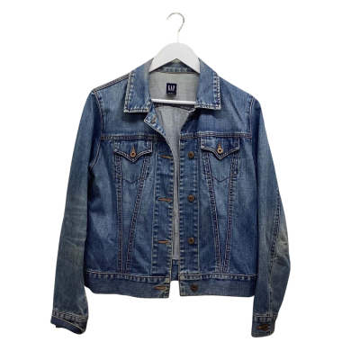 Gap Size M 100% Cotton Blue Denim Jacket