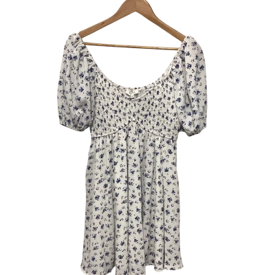 Billy J Womens  Size 12 Casual Dress Blue / White 