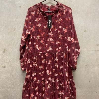 Emerge Womens  Size 14 Casual Dress Animal print / Floral 