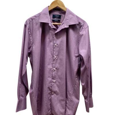 Van Heusen Mens Size 42 Purple Shirt